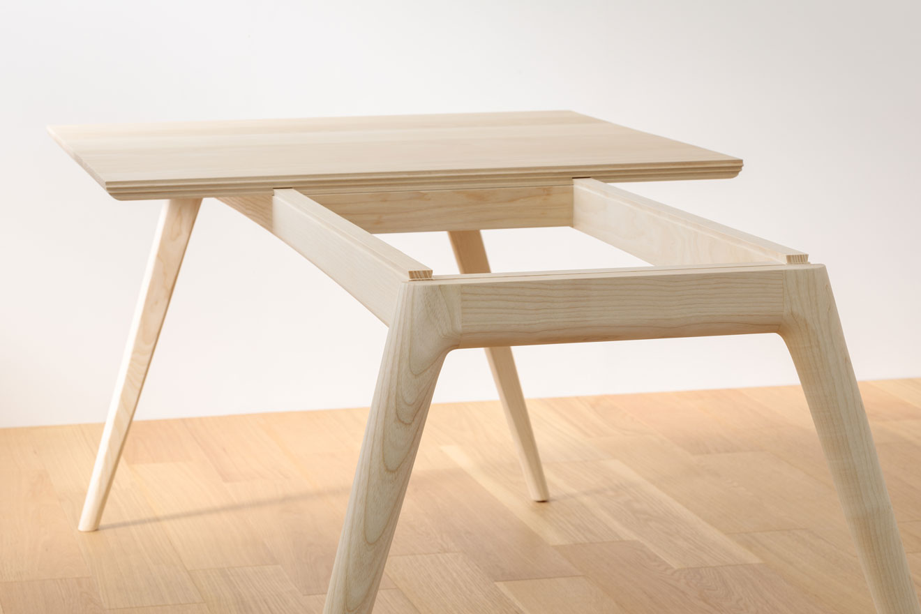 德島椅子製作所 - HARP 實木書桌|日本製 ALOT Living