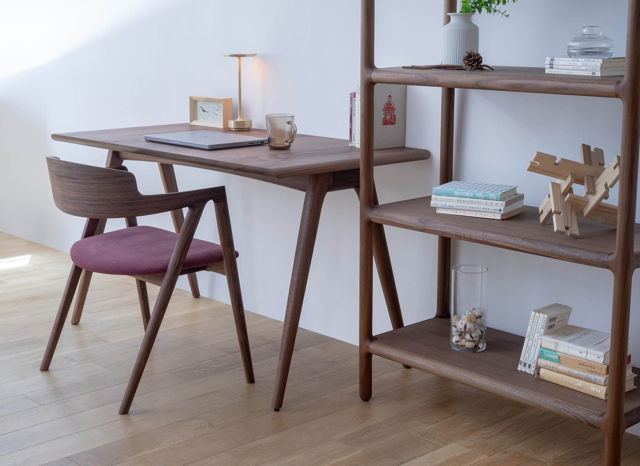 德島椅子製作所 - HARP 實木書桌|日本製 ALOT Living