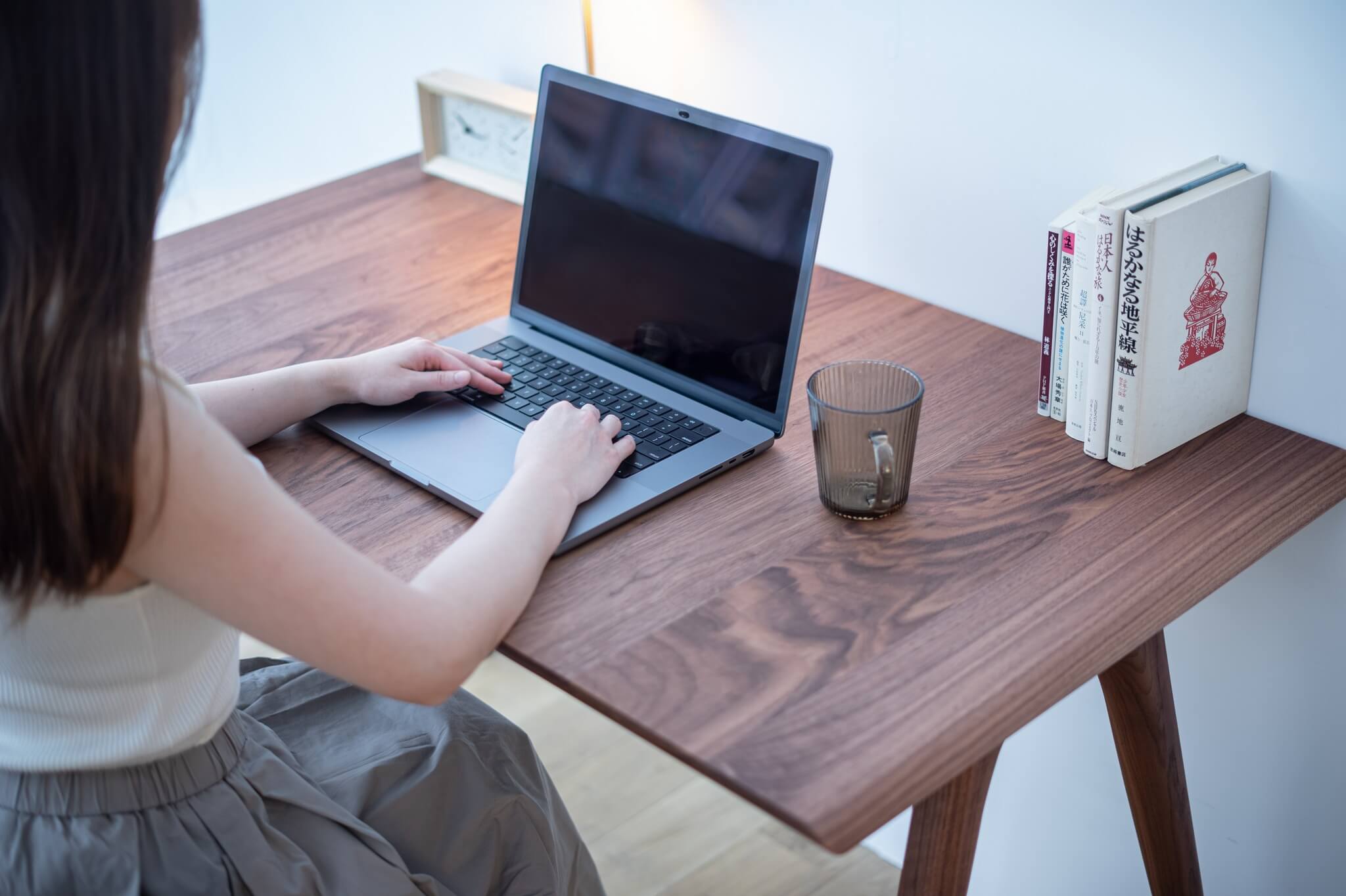 德島椅子製作所 - HARP 實木書桌|日本製 ALOT Living