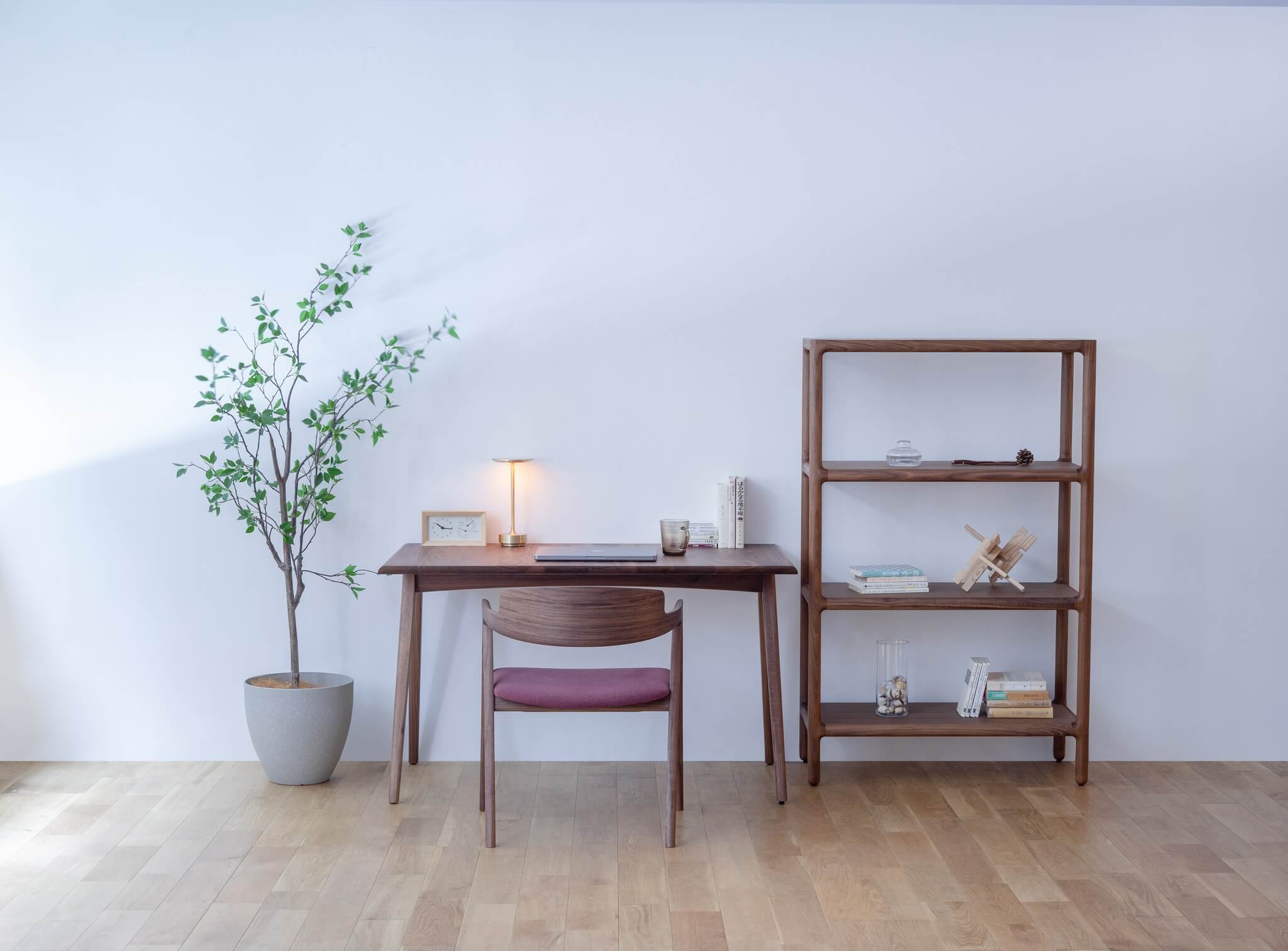 德島椅子製作所 - HARP 實木書桌|日本製 ALOT Living