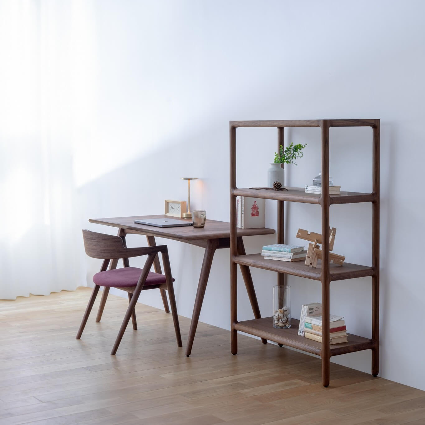 德島椅子製作所 - HARP 實木書桌|日本製 ALOT Living