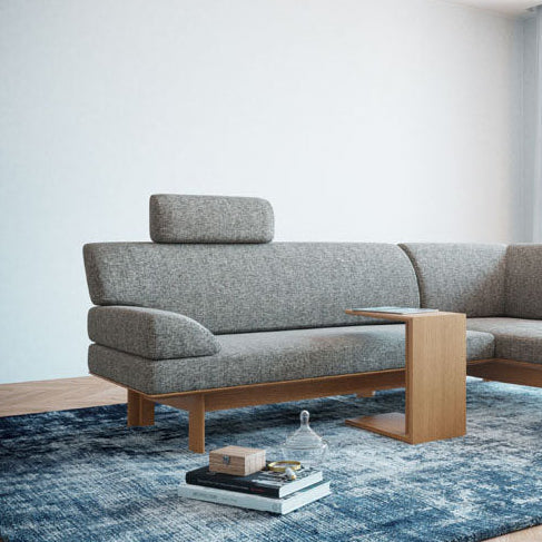 日本實木沙發推薦|日本飛驒高山製作 NEW RAPT 單扶手沙發 2人/3人沙發 - ALOT Living