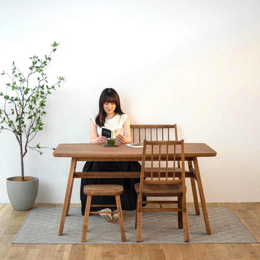 MINO 實木餐桌 - 傳承日本柿染工法 | 日本職人家具品牌推薦 -ALOT Living