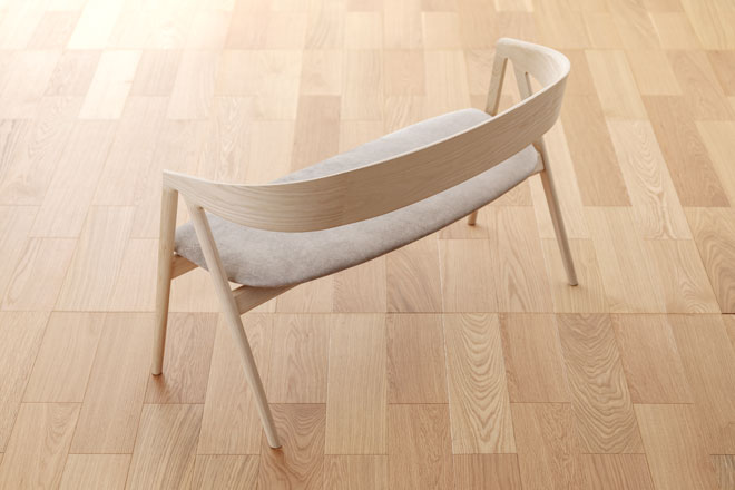 德島椅子製作所 - HARP 靠背長凳｜日本製 ALOT Living