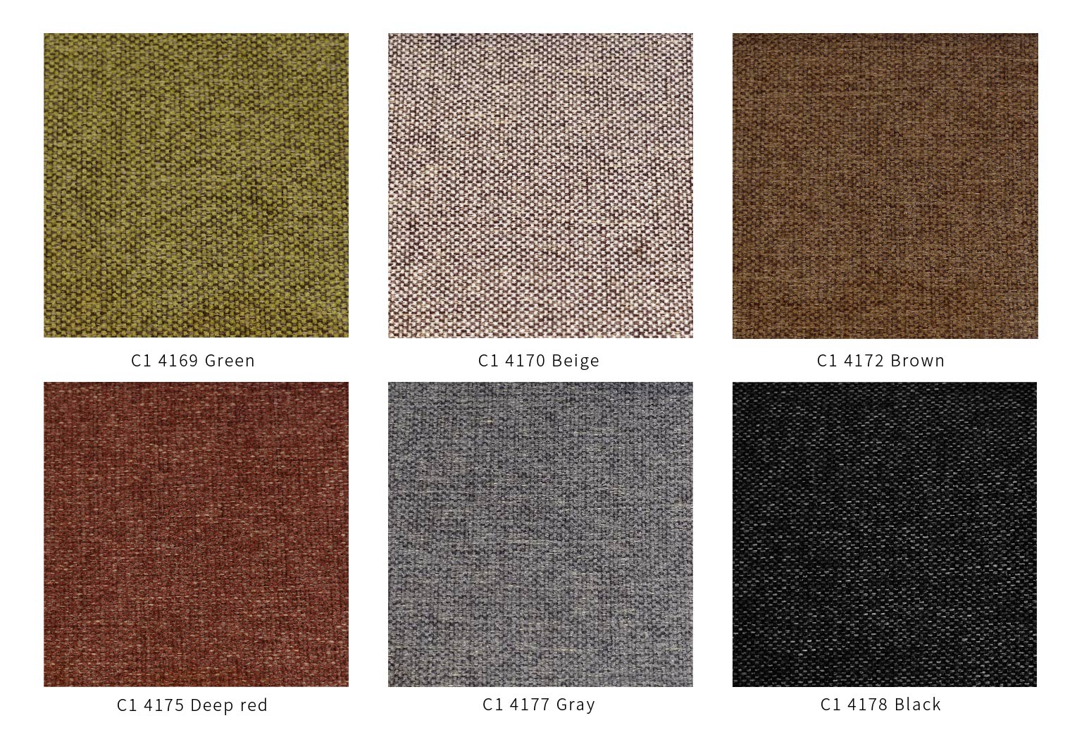 SALA沙發腳凳6種布料顏色