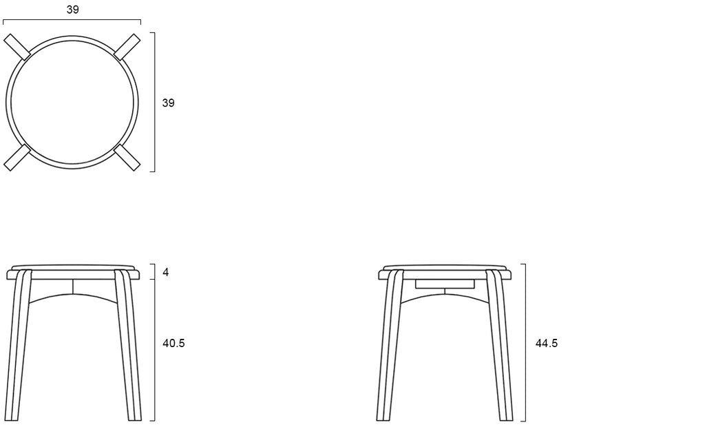 AGILE 椅凳尺寸